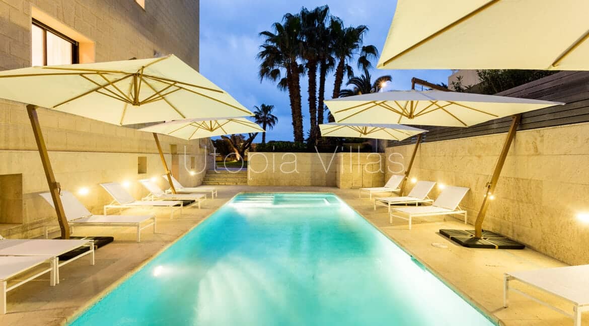 Beautiful private pool of the villa