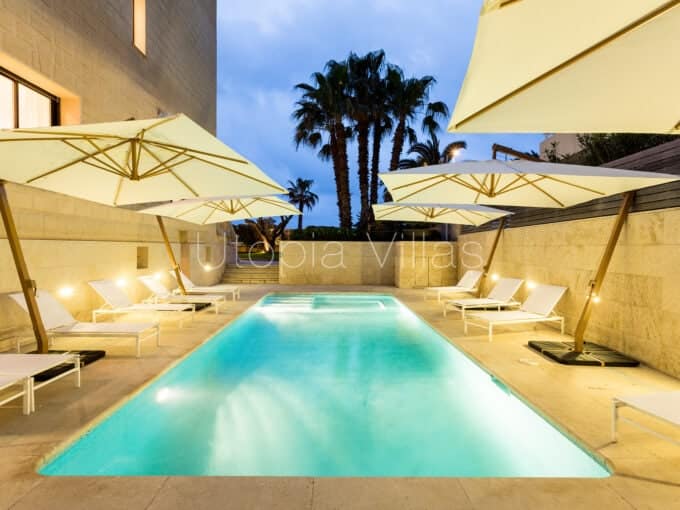 Beautiful private pool of the villa