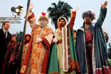 3 kings festival after Christmas in barcelona