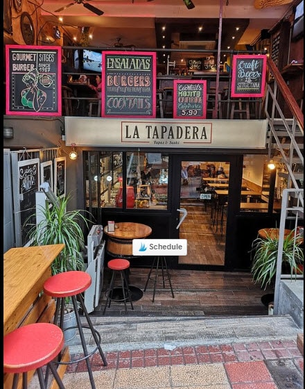 La Tapadera restaurant in Sitges