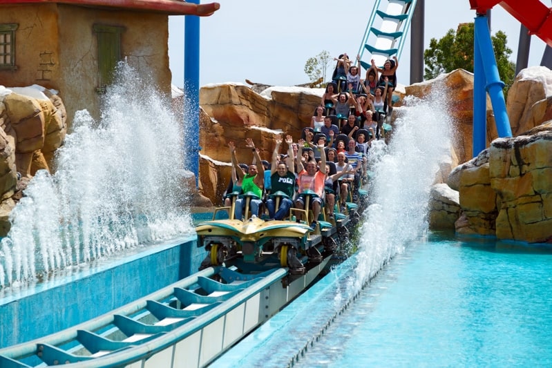 Water rides at PortAventura