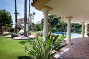 Jardines enormes donde casarse en Villa Cozumel, Sitges