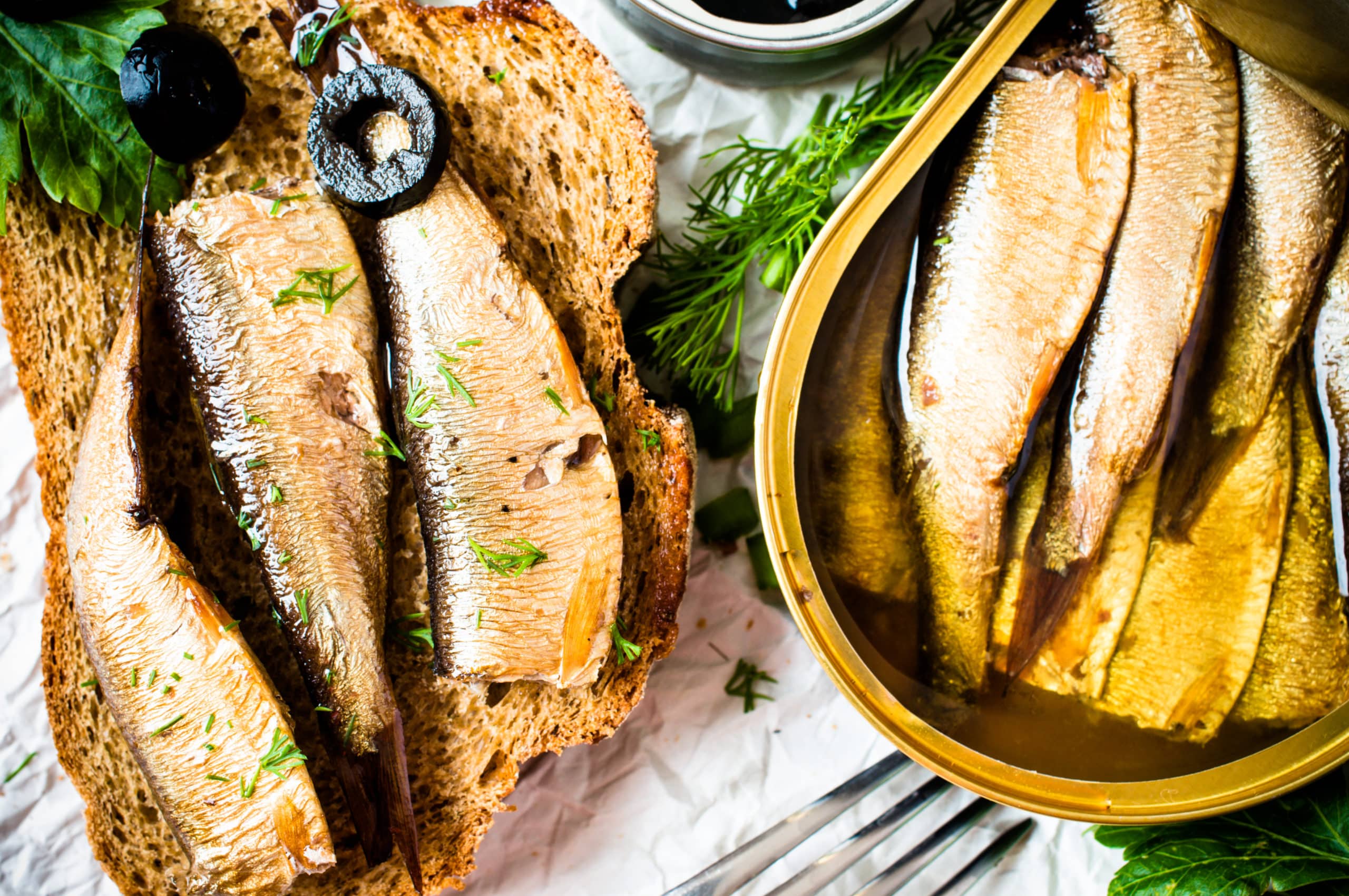 Sardines at the Tapa Tapa event in Sitges