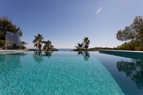 Beautiful infinity pool at Villa Candela, Sitges, Barcelona